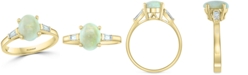 EFFY Collection EFFY&reg; Opal (7/8 ct. t.w.) & Diamond (1/5 ct. t.w.) Ring in 14k Gold